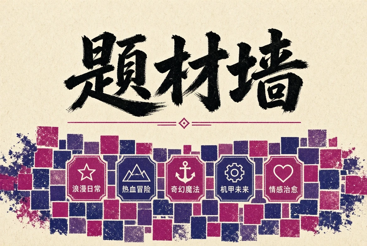 题材墙内容示意